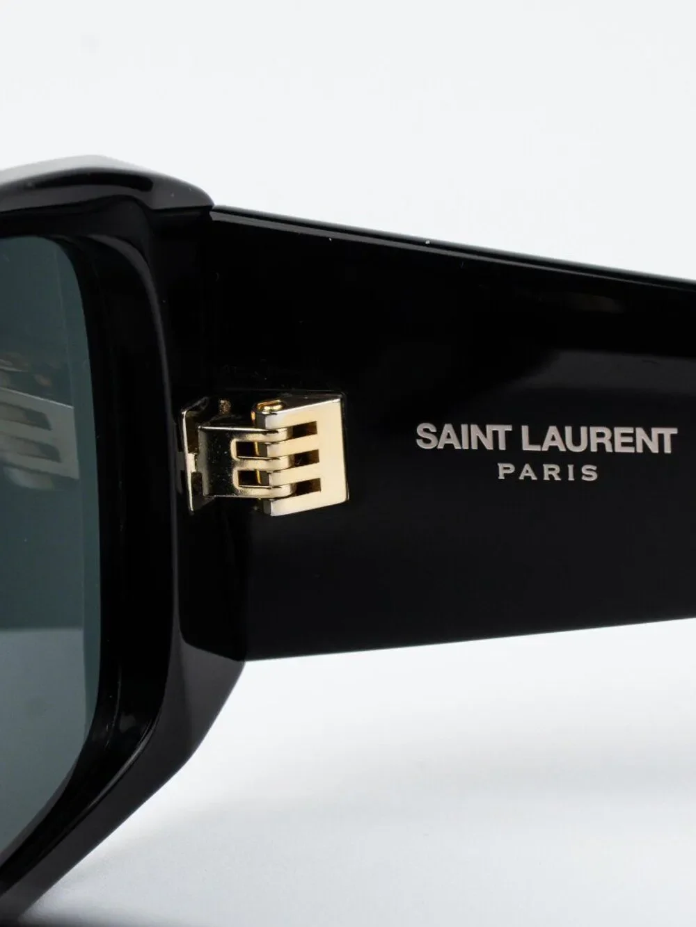 Saint Laurent Men Sunglasses Black Grey Square SL832 001 NEW AUTHENTIC